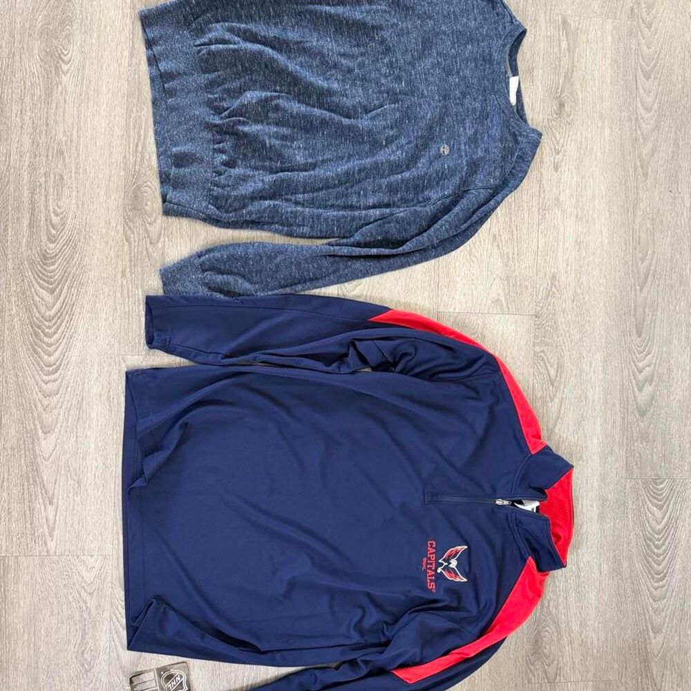 Timberland Men's Navy and Blue Jumper